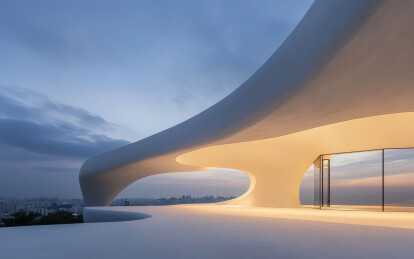 极简的现代建筑艺术景观