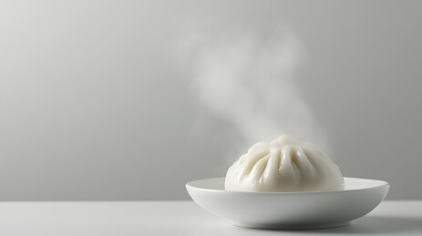 热气腾腾白面馍