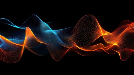 动态波浪光影艺术展现