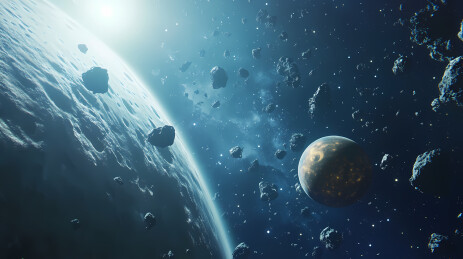 巨大行星与小天体碎片