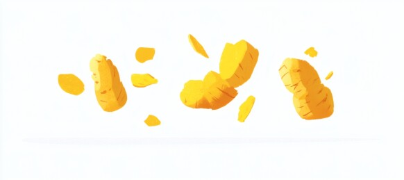 姜块空中飞舞画面