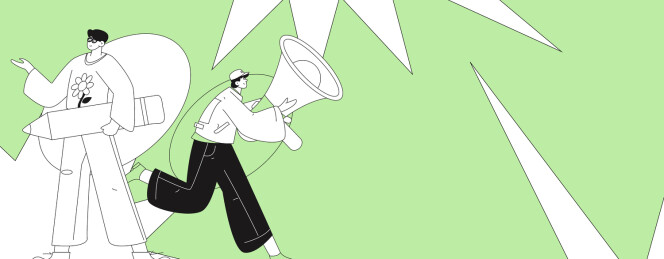 通知公告矢量创意扁平手绘插画