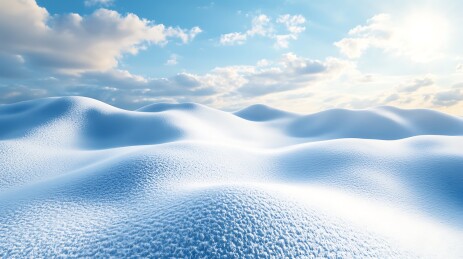 冬日雪景如画卷