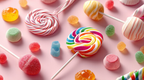 五彩缤纷的糖果世界