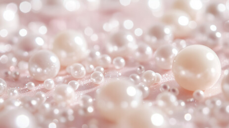 柔彩美妆展示背景