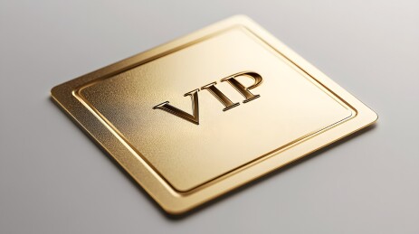 金色VIP标识牌