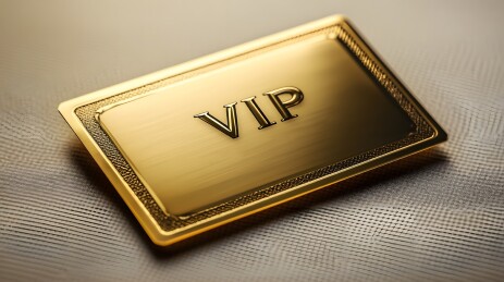 金色VIP金属质感标识牌