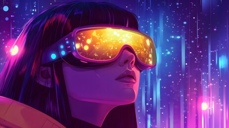 黑暗房间中增强现实眼镜的沉浸体验
