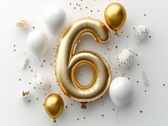 派对装饰气球数字6