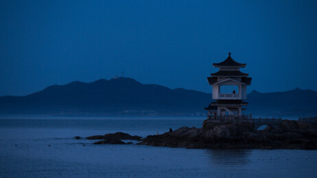 海边蓝调时刻