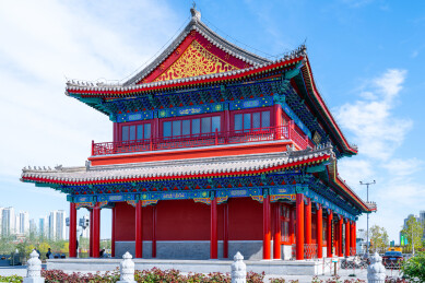北京通州地标建筑大光楼