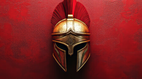 古希腊风格头盔