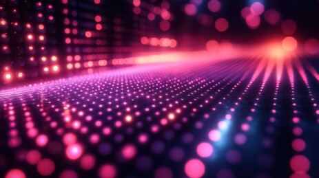 LED灯光舞台的炫彩效果