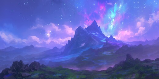 星野花海黄昏景