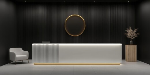 大理石豪华接待台