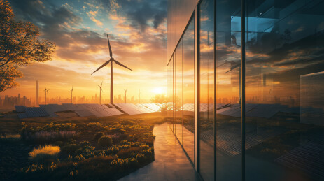 可持续能源总部生态未来风