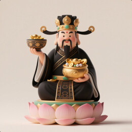黑财神卡通形象