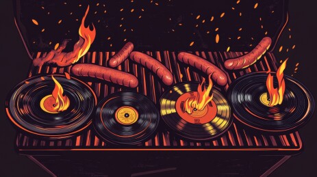 黑胶片烧烤派对