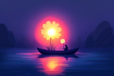 乘船观花