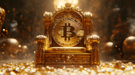 金色虚拟货币宝座