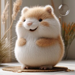 可爱仓鼠的萌趣瞬间