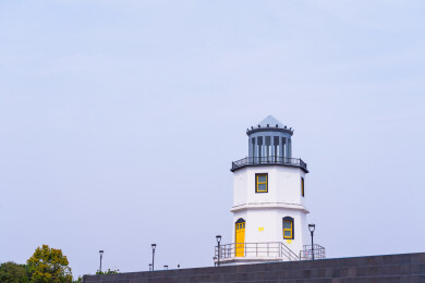 舟山岱山岛中国灯塔博物馆的灯塔