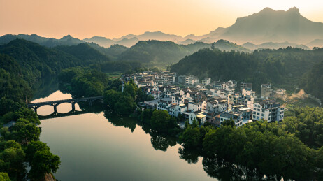 丽水缙云朱潭山