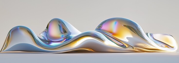 流光溢彩的艺术品