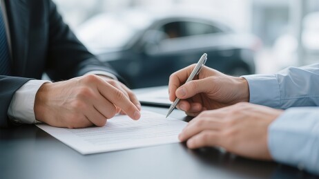 汽车购买签合同