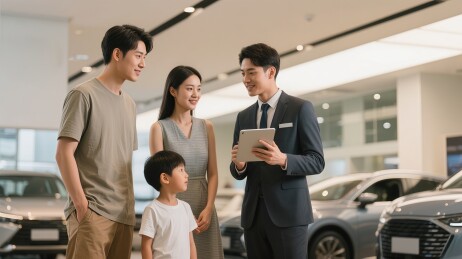 一家人买车
