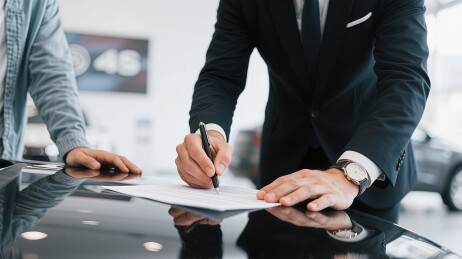 汽车购买签合同