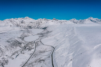 川西甘孜州理塘县海子山姐妹湖