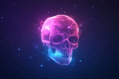 宇宙星云骷髅头