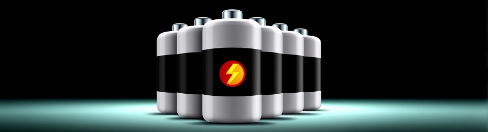 排列整齐的电池组