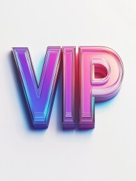 立体VIP字体