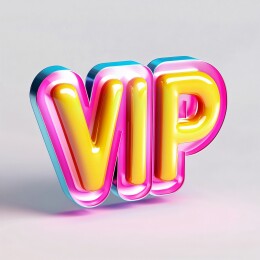 立体VIP字体