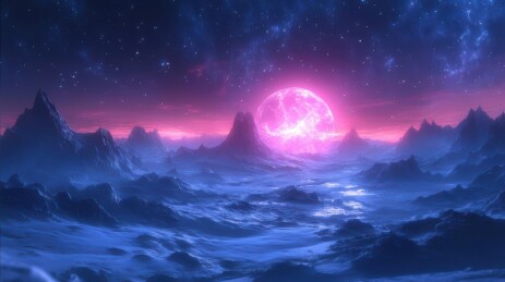 神秘星球上的奇幻景象