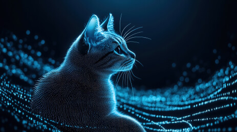 一只漂亮的猫的画像