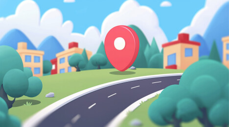 3D导航GPS定位banner