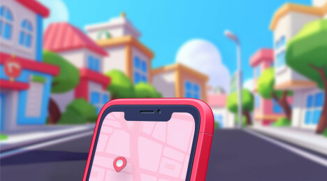 3D手机导航GPS定位banner