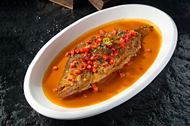 徽州传统名菜香辣臭鳜鱼