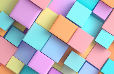 彩色方块全帧拍摄