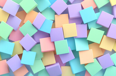 彩色方块全帧拍摄