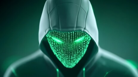 神秘代码黑客形象