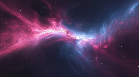 夜空中星星的低角度观察