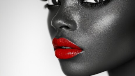 娇艳红唇展现迷人魅力