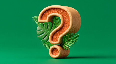 想法问题的问号概念插图