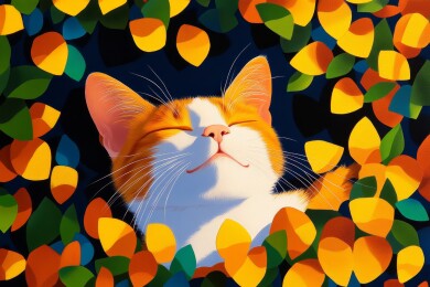 猫咪午后休憩