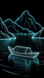 点线画风景