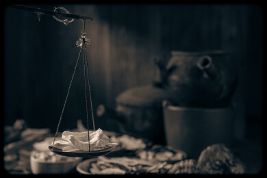 静物称量中药材